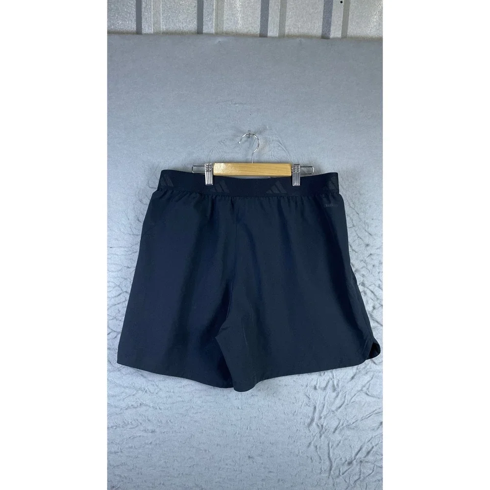 Adidas Aeroready Shorts Men Large Black Excellent Running Athletic 5 Inch Inseam